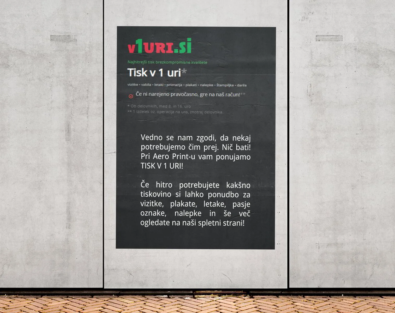 2× barvni foto plakat 70 × 100 cm — tisk v 1 uri